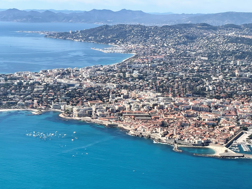 antibes city view from above